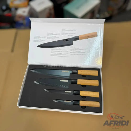 4 Piece Japanese Kitchen Knives Set